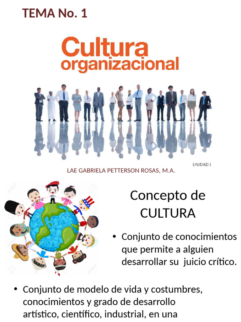 Cultura Organizacional y su Impacto | PDF | Cultura organizacional ...