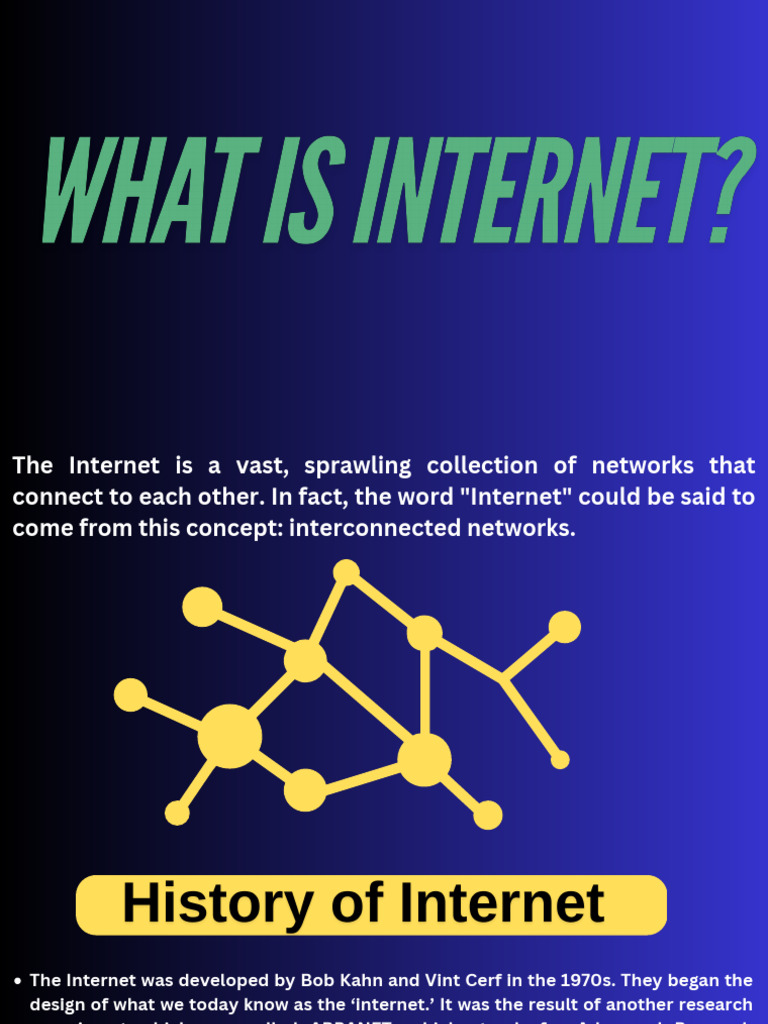 what is internet | PDF | World Wide Web | Internet & Web