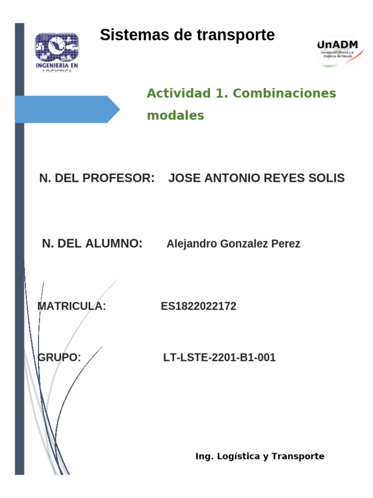 Lste U3 A1 Algp Foro | PDF | Transporte | Economias