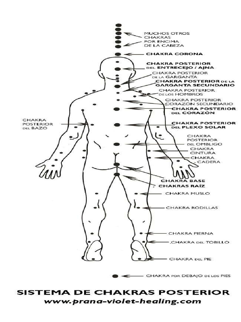 Sistema de Chakras Cuerpo Posterior | PDF