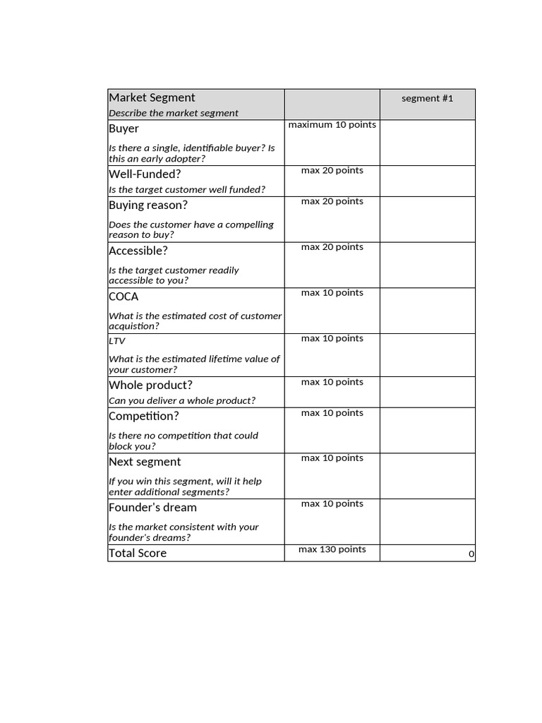 03b Market Segmentation | PDF
