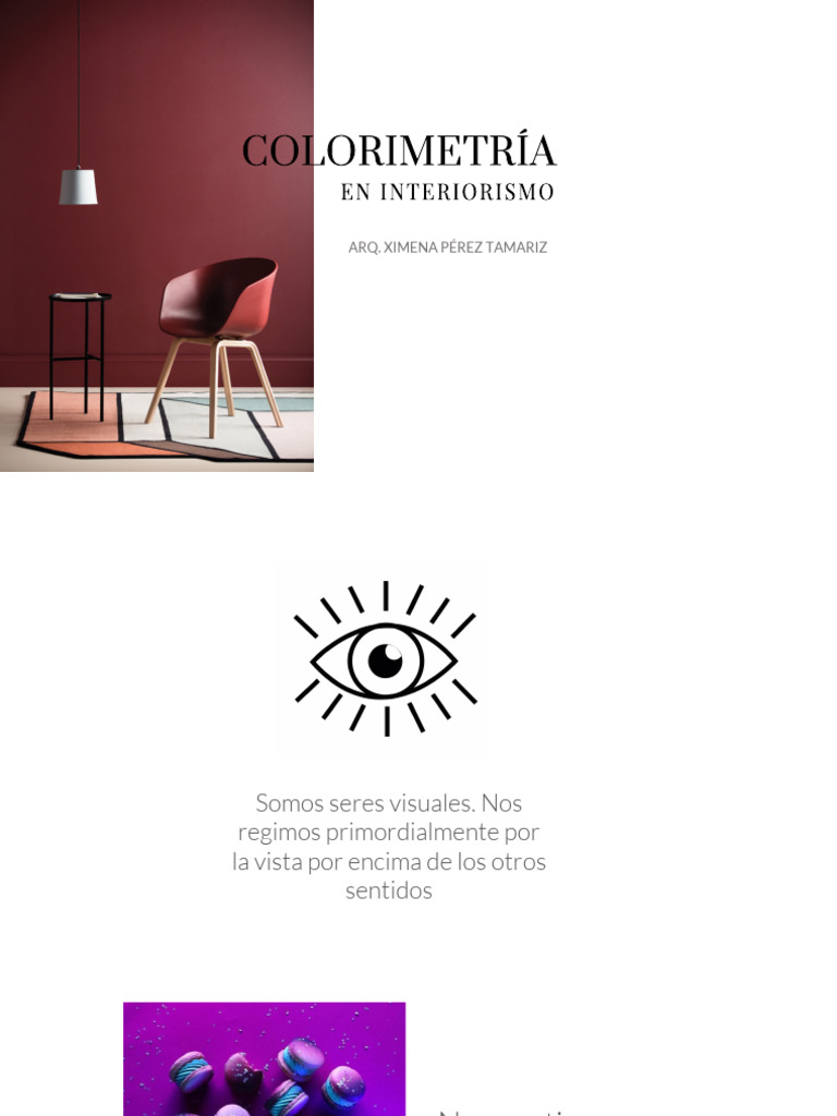 Psicología del Color en el Diseño Interior | PDF | Color | Percepción ...