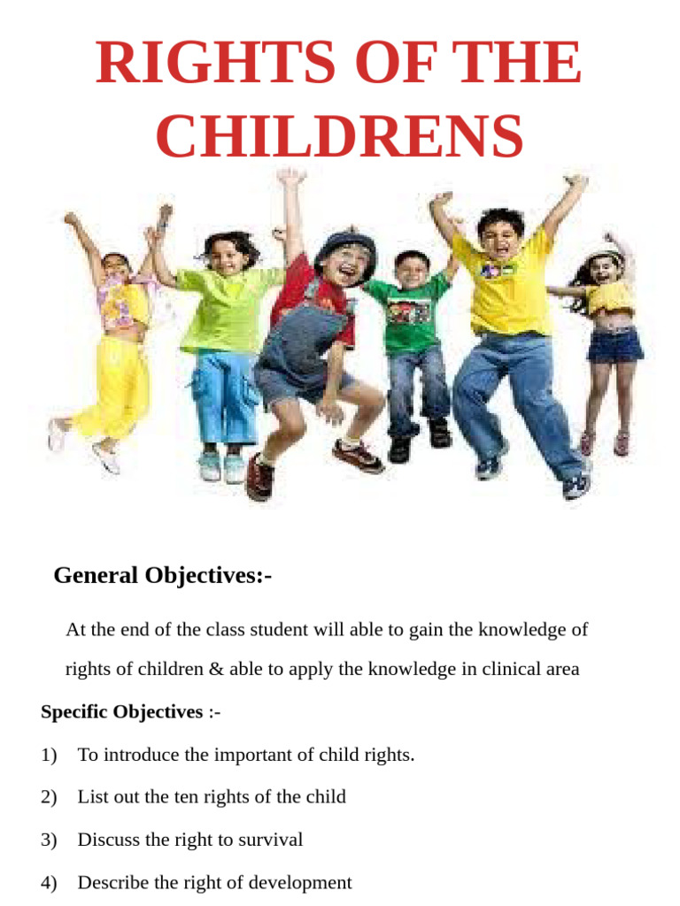 rightsofchildren | PDF | Children's Rights | Family