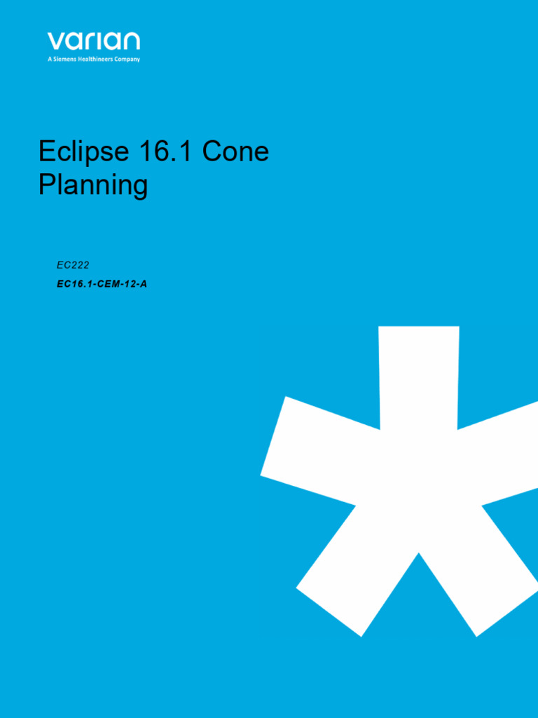 Eclipse 16.1 Cone Planning | PDF | Radiation Therapy