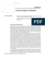 Financial Crises and The Impact On Women: Dialogue