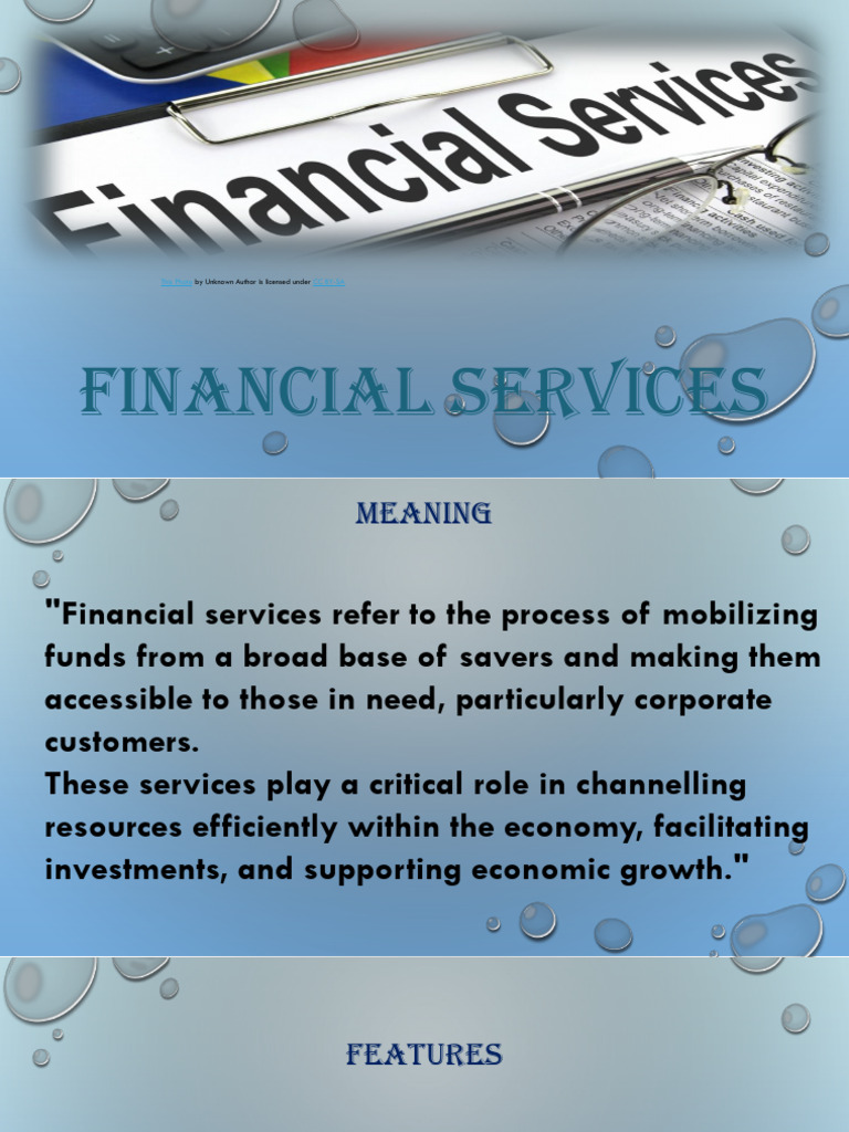 Overview of Financial Services and Types | PDF | Bonds (Finance ...