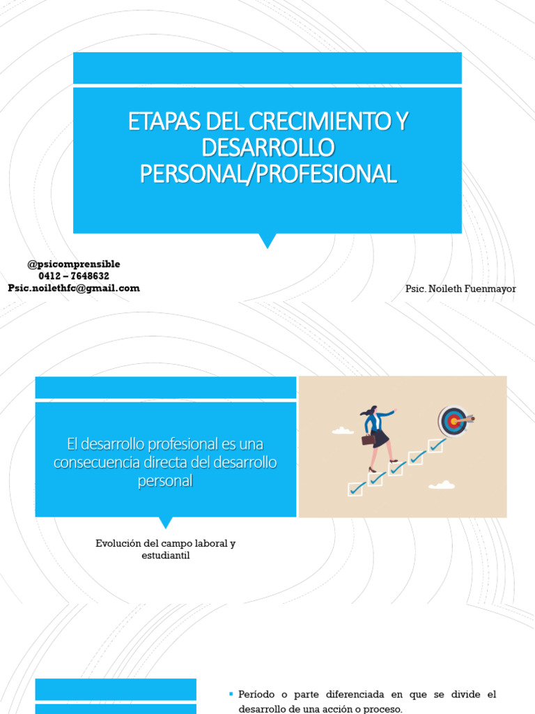 Etapas Del Crecimiento y Desarrollo Personal | PDF | Las emociones ...