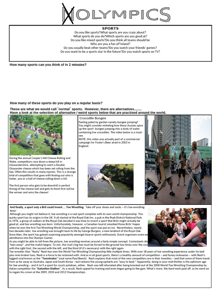 Sports Alternatives Activities Promoting Classroom Dynamics Group Form ...