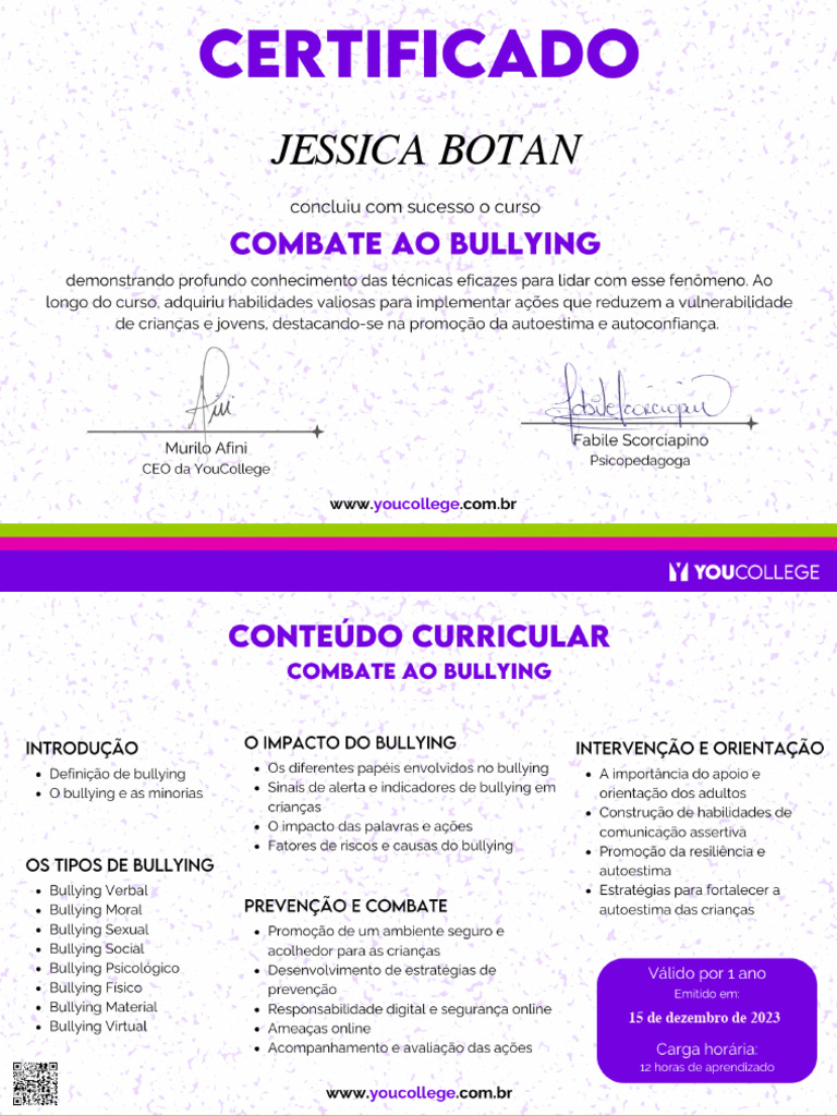Certificado de Concluso | PDF