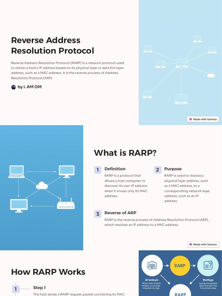 Understanding Reverse Address Resolution Protocol | PDF | Computer ...