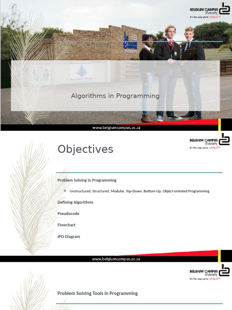 Programming Algorithms and Methods | PDF | Computer Programming ...