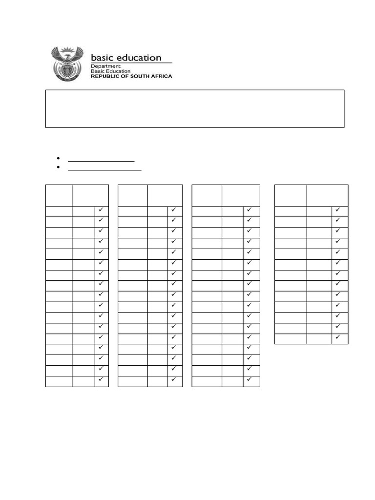 Grade 9 EMS Paper 2 Marking Guide | PDF