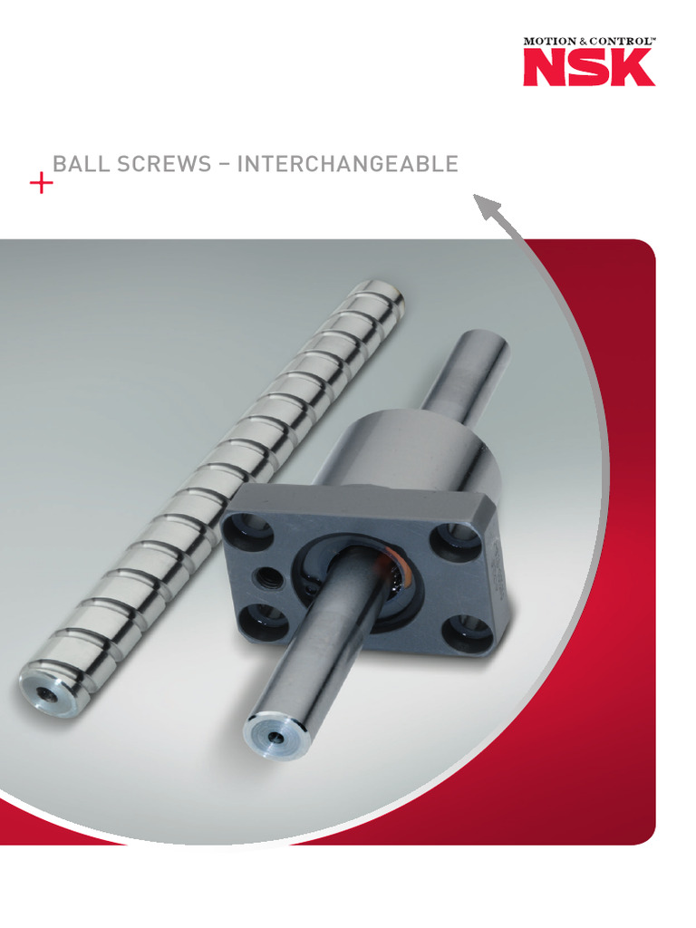 Ball Screws - Interchangeable | PDF | Bearing (Mechanical) | Screw