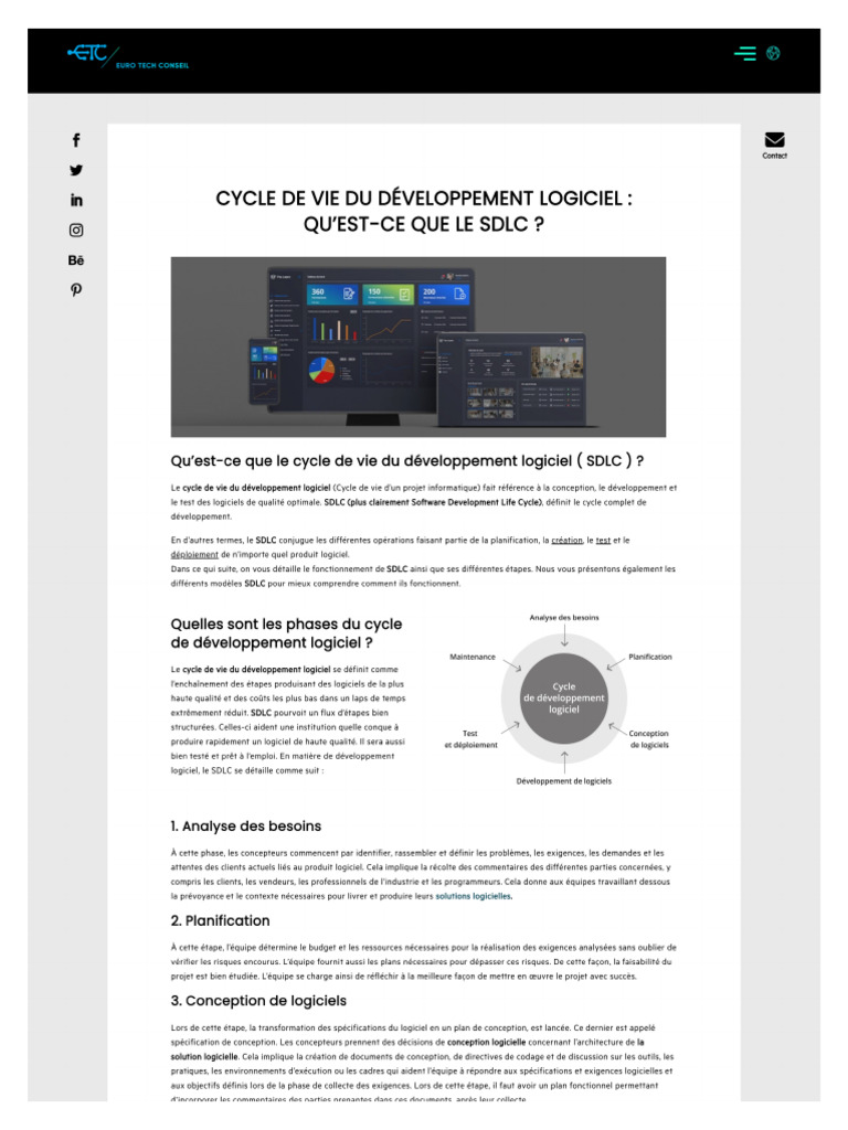 Cycle de Vie Du Développement Logiciel | PDF