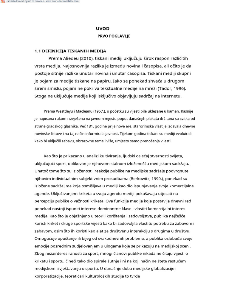 Introduction To Print Media - En.hr | PDF