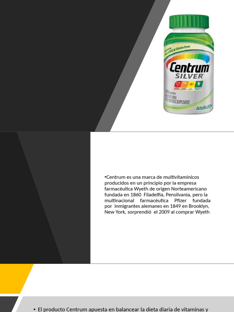 Centrum: Multivitamínico Completo y Popular | PDF