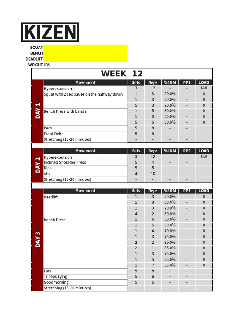 Week 12 | PDF | Management Of Obesity | Physical Fitness