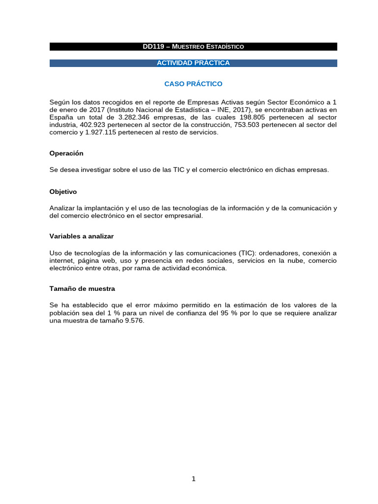 Uso TIC y Comercio Electrónico en Empresas | PDF | Metodología de ...