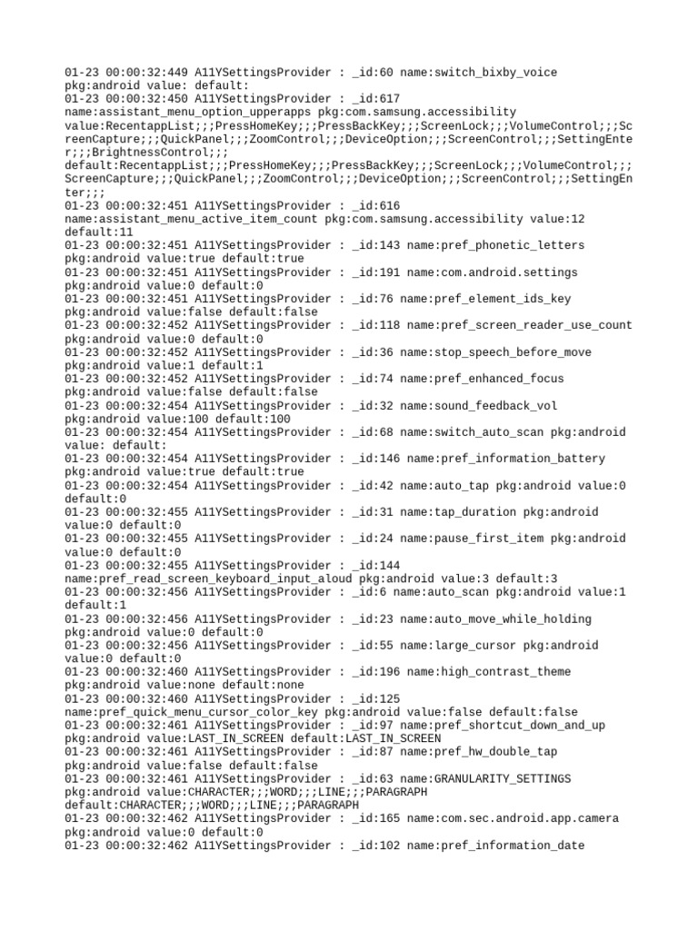 Android Accessibility Settings | PDF | Software | Mobile ...