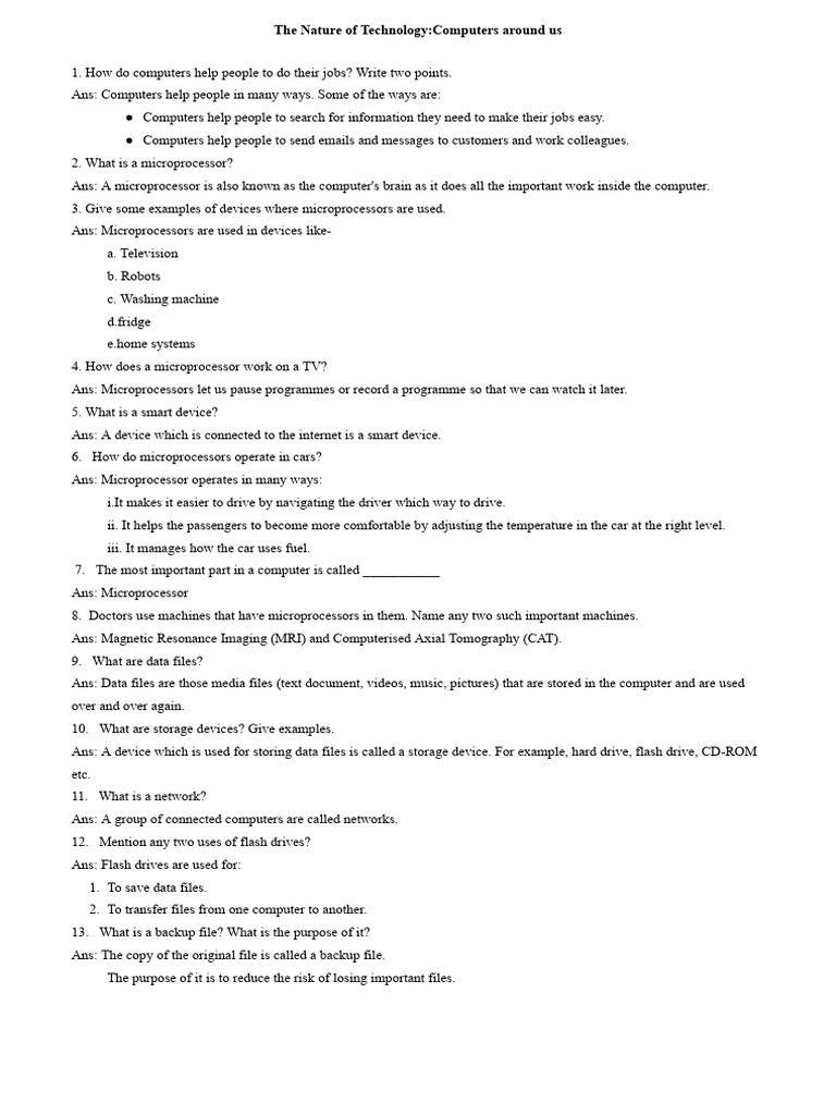 Questionandanswers ThenatureofTechnology SC4 1732714869564 | PDF ...