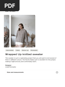 Wrapped Up Knitted Sweater