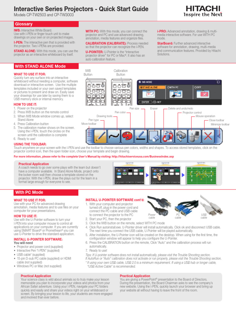 Interactive+Series+Projectors+-+Quick+Start+Guide+… | PDF | Software ...