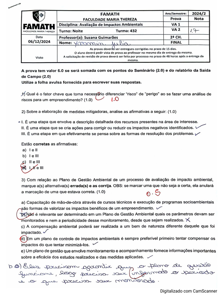 VA2 Yasmim | PDF