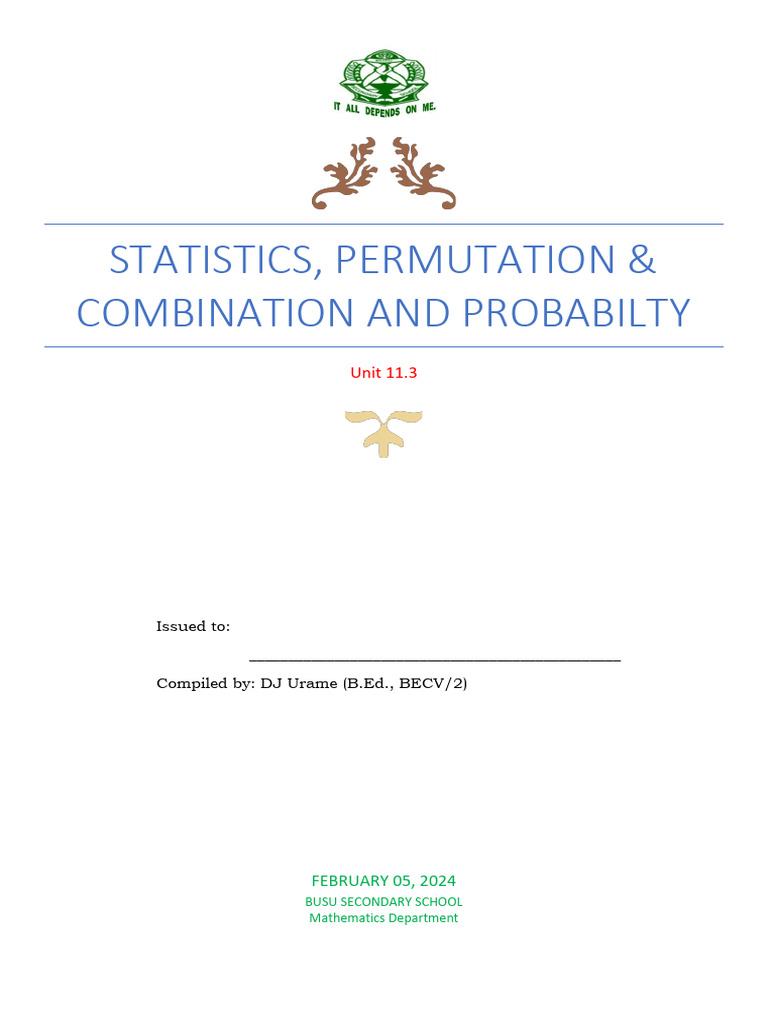 Grade 12 Statistics & Probability Guide | PDF