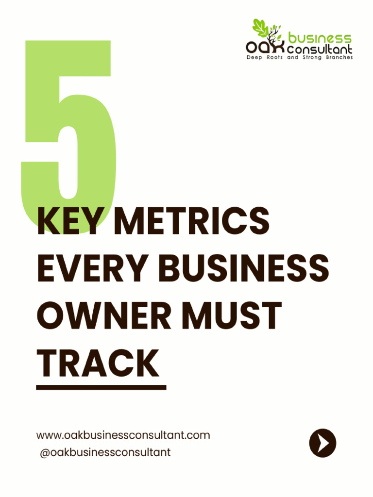 5 Key Metrics Every Business Owner Must Track PDF | PDF