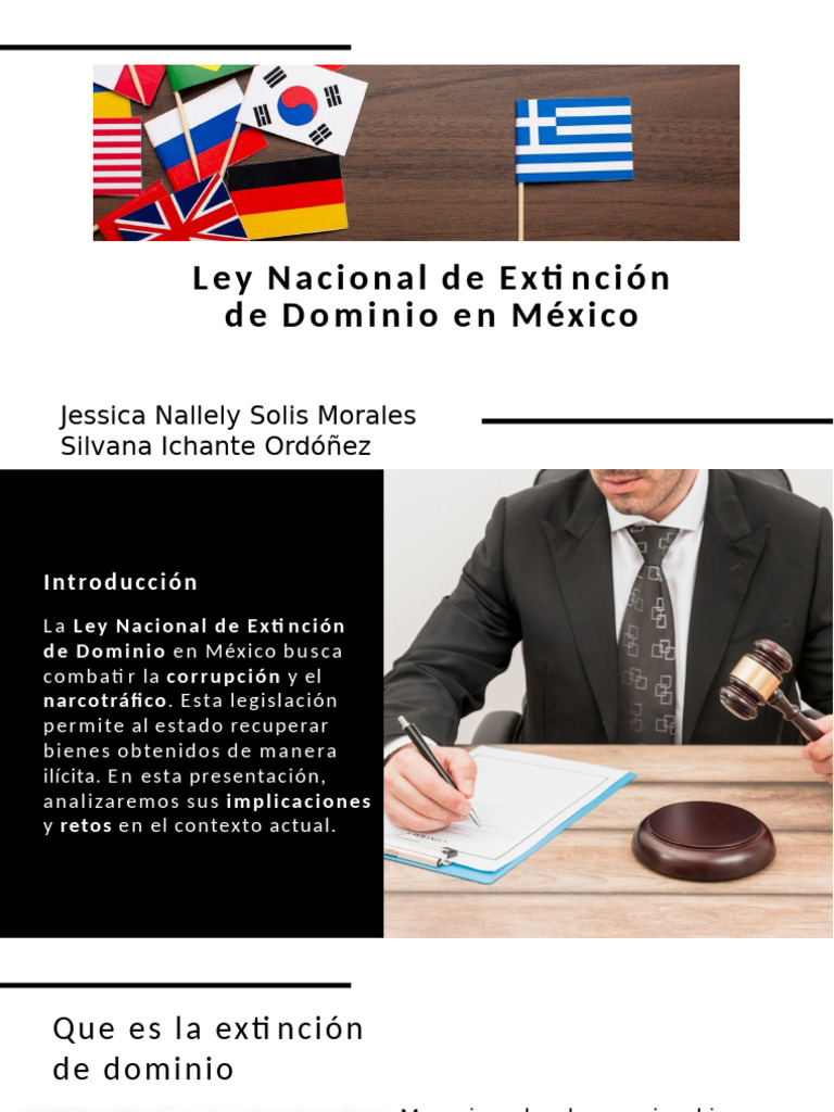 Ley de Extinción de Dominio en México | PDF | Desviación (sociología ...