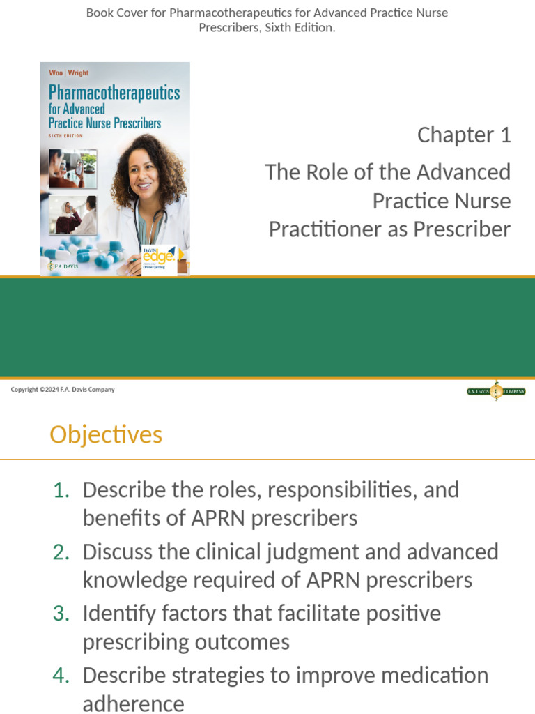 Chapter 1 The Role of The Nurse Practitioner As Prescriber1 | PDF ...