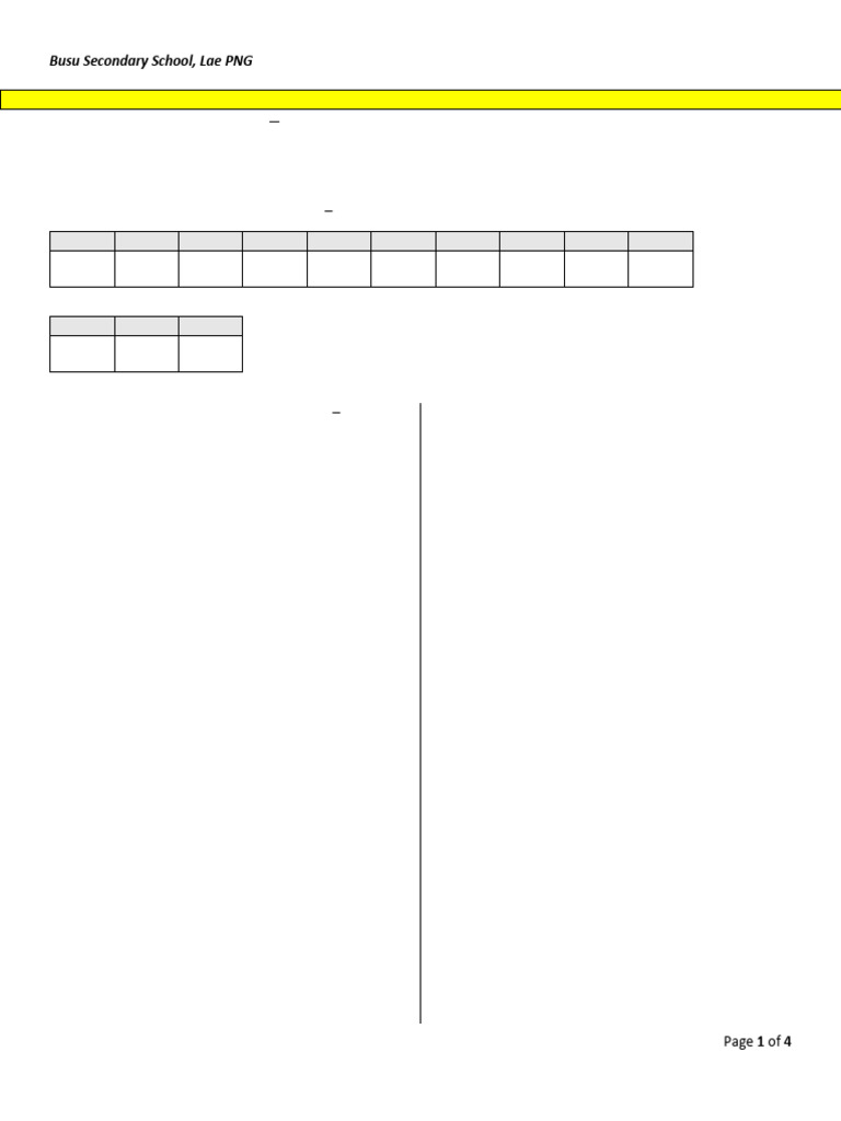Grade 11 Physics Exam Answer Sheet | PDF | Physics | Mechanics