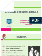 Anestesia Regional Oftalmología