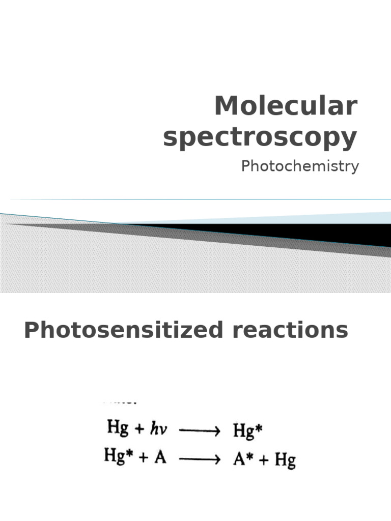 Molecular Spectroscopy 4 | PDF