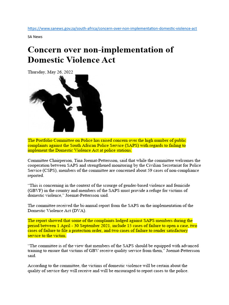 OLIVER Non-Compliance With DVA | PDF | Domestic Violence | Crime & Violence