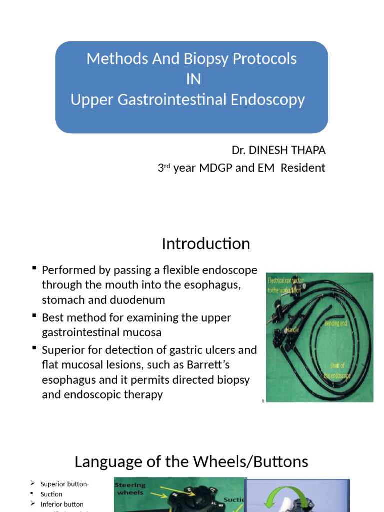 Upper GI Endoscopy Biopsy Techniques | PDF | Esophagus | Stomach