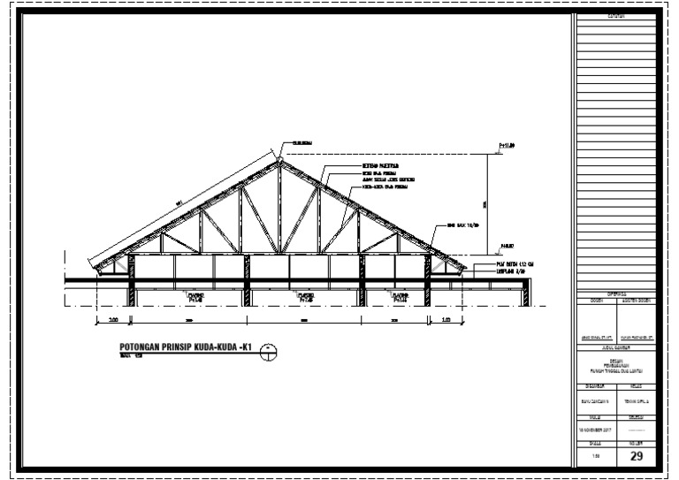 Desain Rumah Tinggal Dua Lantai | PDF