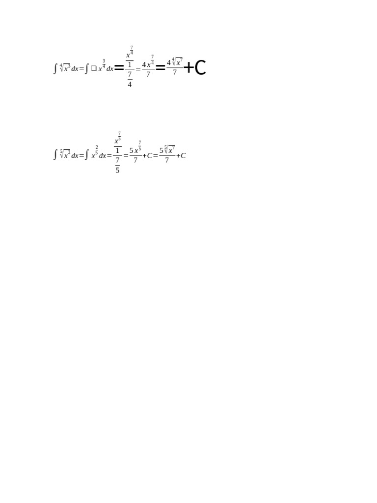 Integral Calculus: Square Root Solutions | PDF