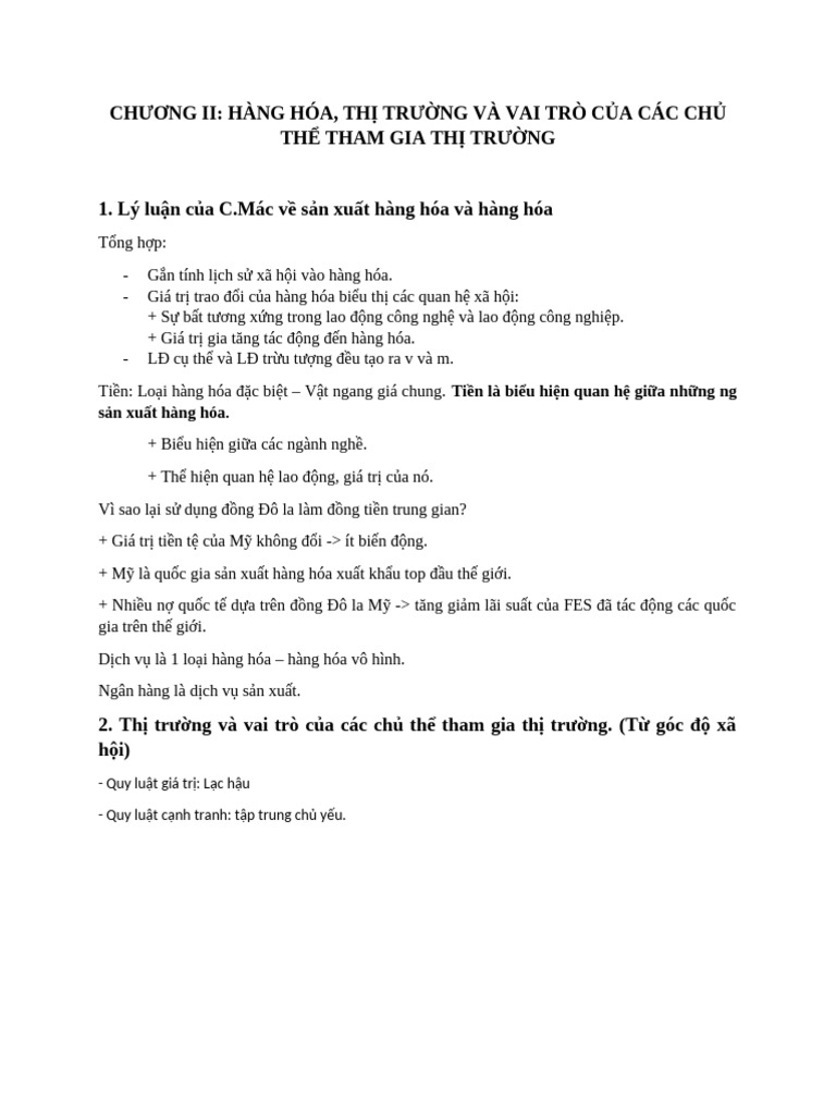 KTCT - Chương Ii | PDF