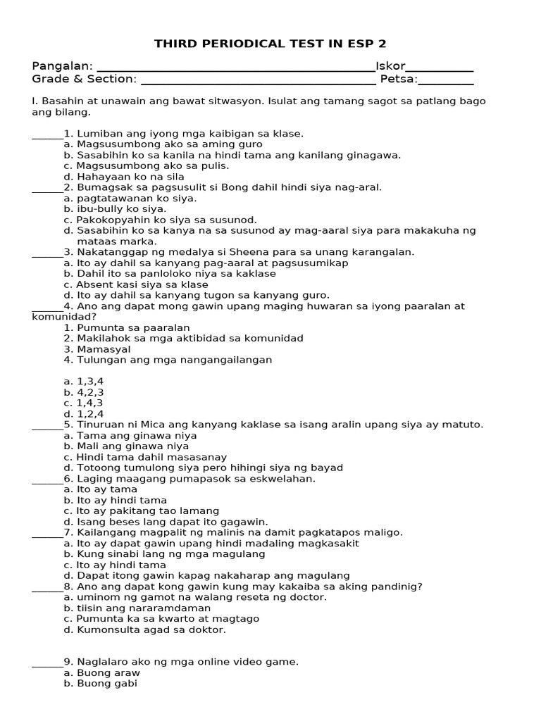 Esp 2 | PDF