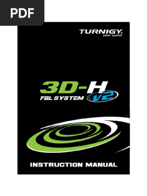 Turnigy 3D-H V2 FBL System 本体 Turning 3d-h Manual | PDF