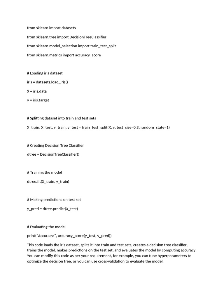Machine Learning with Iris Dataset | PDF | Algorithms | Data Analysis
