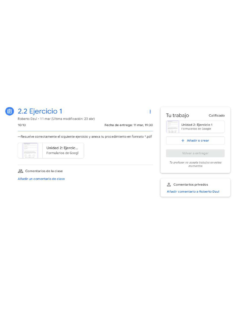 2.2 Ejercicio 1 | PDF