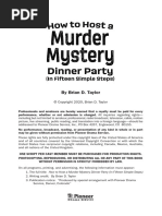 Murder Mystery Game Script | PDF | Dr. Watson | Minor Sherlock Holmes ...