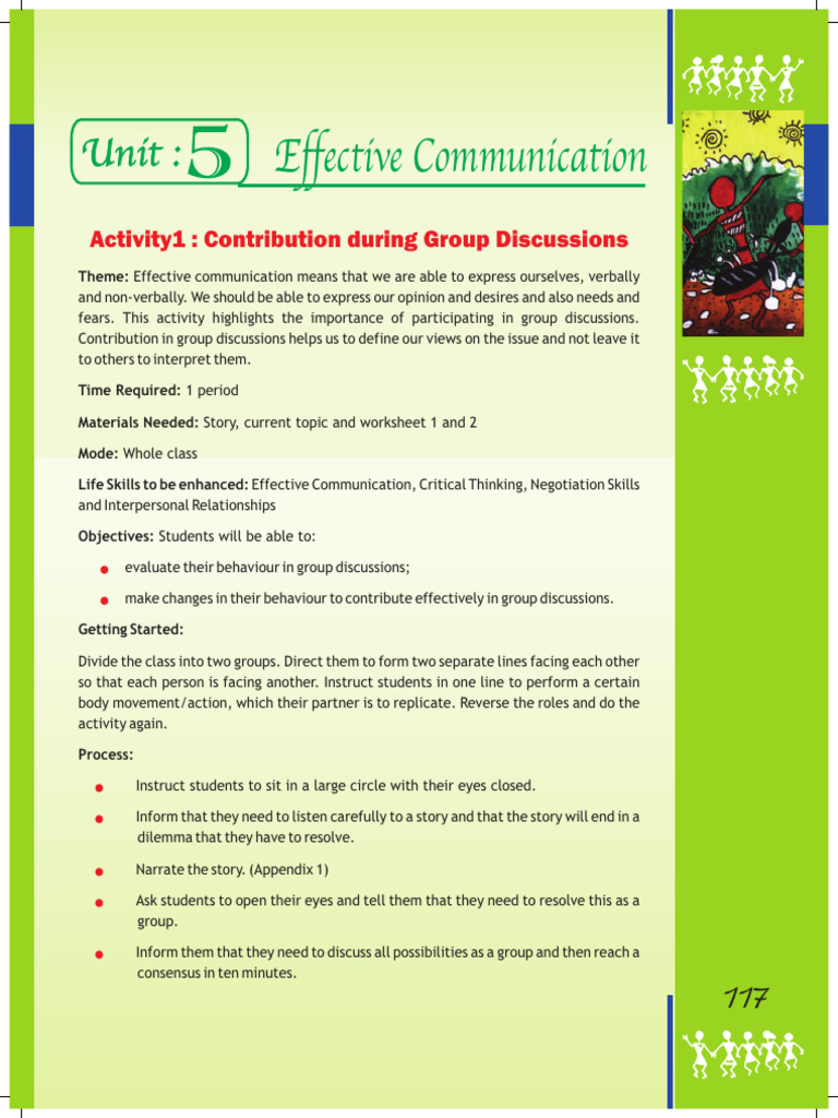 Enhancing Group Discussion Skills | PDF | Nonverbal Communication ...