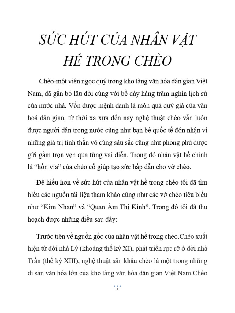 Chèo Chuan | PDF