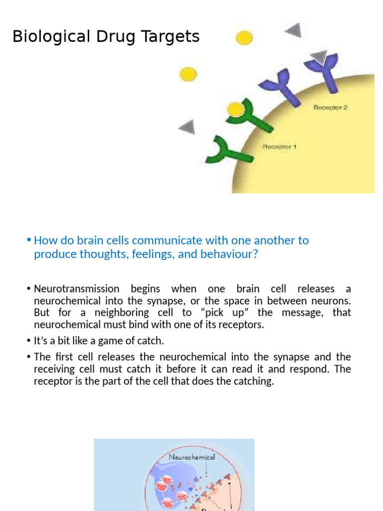 UNIT 1 - Biological Drug Targets | PDF | Receptor (Biochemistry ...