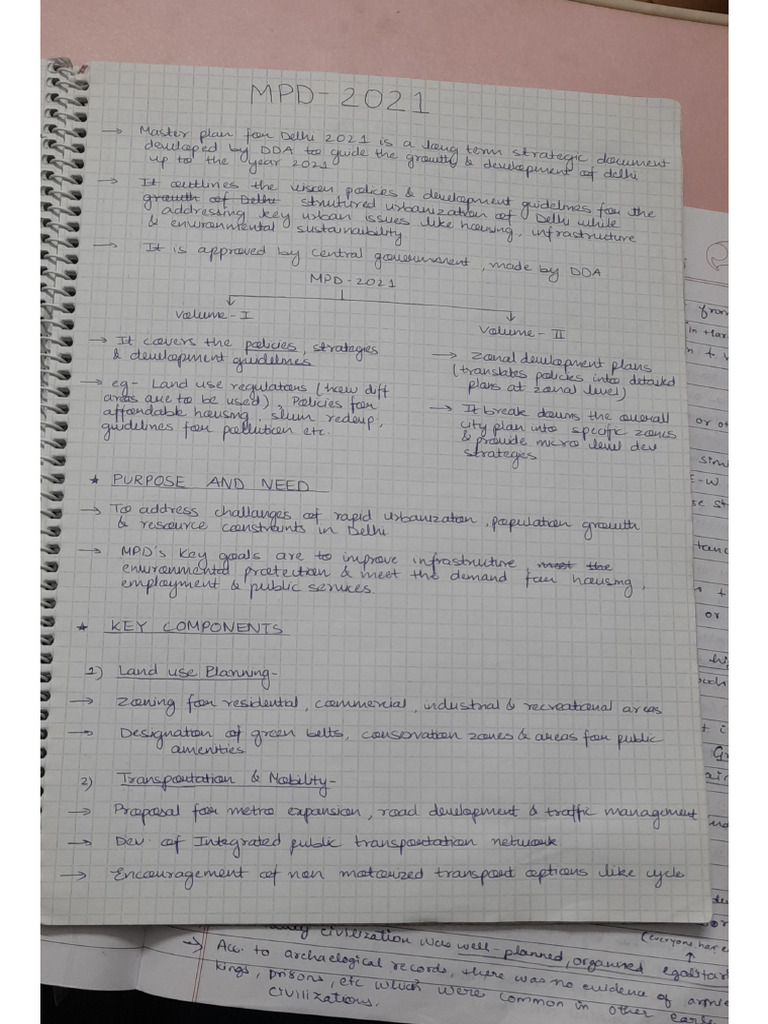 Town Planning Notes | PDF