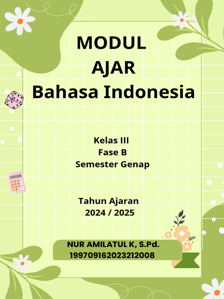 Modul Ajar Kelas 3 Pdf