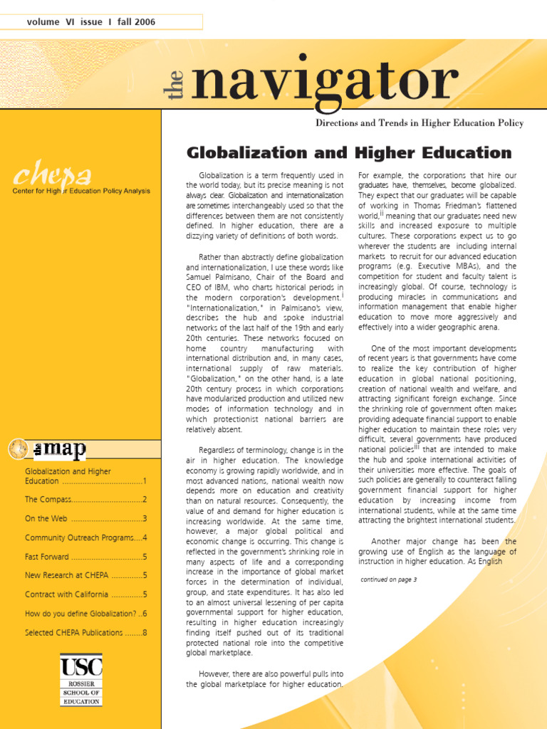 Globalization's Impact on Higher Education | PDF | Globalization ...